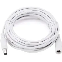 AlarmsysteemExpert.nl Verlengkabel voeding 12volt 8mtr Wit