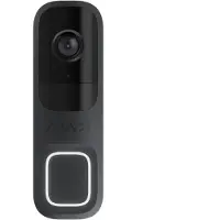 Ajax Deurbelcamera: Deurbel/intercom met geïntegreerde AI, PIR-sensor en app-bediening, grafiet (HAN 66392)