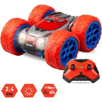 Exost RC 360 Cross MX rood - RC Auto - Bestuurbare auto - Lichtgevende koplampen