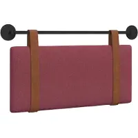 vidaXL Hangend hoofdbord Wijnrood Antiek PU