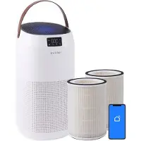 Evolar Luchtreiniger met 2x HEPA 13 Filter - CADR: 400m3/h - Air Purifier - Slaapmodus - Luchtkwaliteit Indicator - Pure4 +