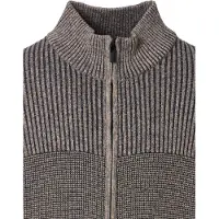 Casa Moda Grijs vest gebreid