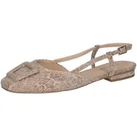 Peter kaiser Ballerina met riempjes beige / zwart