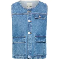 Ichi Bodywarmer 'IHPamila' blauw denim