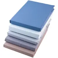Van Laecken SwissSleep katoen hoeslaken - Web only-90 x 200-Middengrijs VL