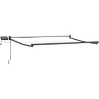 vidaXL Elektrisch Uittrekbaar Markies Frame Antraciet 3,5 x 2 m