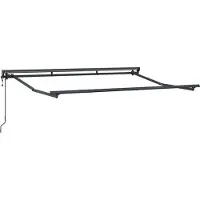 vidaXL Elektrisch verstelbaar markiezenframe, antraciet, 3 x 2 meter, staal