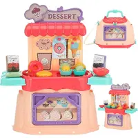 Woopie ijssalon zoetwaren koffer rugzak ijssalon 3in1 set 25 stuks. - UNI