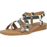 Blowfish Teenslipper 'April' brons / zwart / offwhite