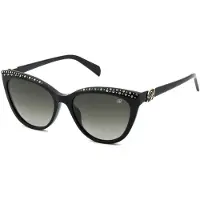 Blumarine Zonnebril - - SBM900S - Vlinder montuur - Glanzend zwart - Acetaat (56-17-140)