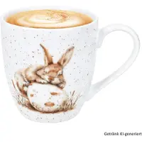 Ritzenhoff & Breker Bunny JUMBObeker 500 ml wit van porselein – 428629