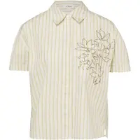 s.Oliver Blouse donkerbruin / kaki / wit