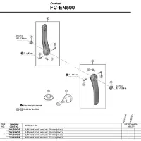 Shimano Fc-en500 Linker Crank