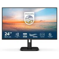 Philips 24E1N1300A - Écran LED - 24" (23.8" visualisable) - 1920 x 1080 Full HD (1080p) @ 100 Hz - IPS - 1300:1 - 1 ms - HDMI, USB-C - haut-parleurs - noir texturé