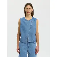 Selected Bodywarmer blauw denim