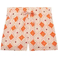 Superdry Broek crème / roestbruin / oranje