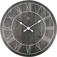 Nextime nx-7345zw wandklok nxt paul dia 40cm hout bruin