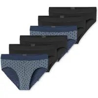 Schiesser Slip ' 95/5 ' blauw / zwart