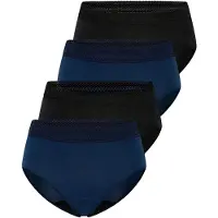 Schiesser Slip ' Care ' royal blue/koningsblauw / zwart