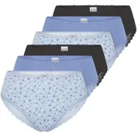 Schiesser Slip ' Modern ' lichtblauw / zwart