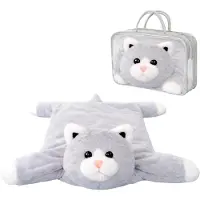 Adel Verzwaringsknuffel Kat 2 kg – Zachte Verzwaarde Knuffel / Weighted Stuffed Animal – Verzwaringskussen Kind & Volwassenen – Rustgevend Knuffeldier