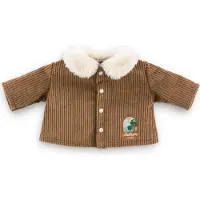 Corolle poppenjasje velours Kleine Ontdekker 30cm bruin fleece.