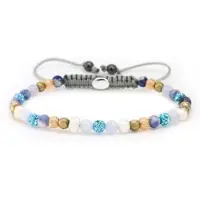 Karma Armband Spiral Saar XXS Blue Crystal