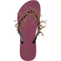 Uzurii Bahia Zalm Flip Flop robijnrood
