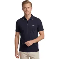 HUGO BOSS Shirt 'Paule 4' nachtblauw / wit
