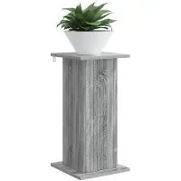 vidaXL Plantenstand Grijs sonoma 30,5 x 30 x 60,5 cm Bewerkt hout