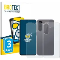 BROTECT - Screenprotector voor Samsung Galaxy A57 5G (Voor+Achter) - Folie Beschermfolie Beschermglas matte 3 Stuks