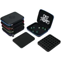 GlassStaff CritStones Dice Case Arcanum Green