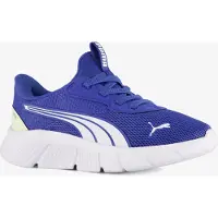 Puma Flexfocus SlipTech PS kinder sneakers blauw wit maat 28