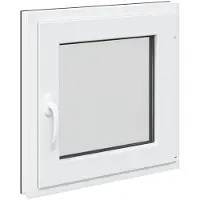 vidaXL Kelderraam RISOR 60 x 60 cm PVC en Glas Antraciet