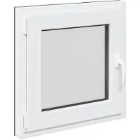 vidaXL Kelderraam RISOR 50 x 50 cm PVC en Glas Antraciet