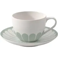 Villeroy & Boch Cappuccinotasse mit Untertasse Fleur Couleur 300 ml