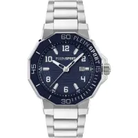 Plein sport Analoog horloge 'Titan 3H' donkerblauw / zilver