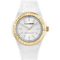 Plein sport Analoog horloge 'Laserstrike' goud / wit