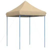 vidaXL Partytent Beige 200 x 200 x 306 cm Oxford Stof