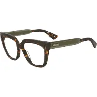Moschino MOS660 54/15/140 Havana groene Acetaat monturen VROUW MOS660