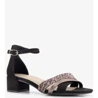 Marco Tozzi dames sandalen met hak zwart panter maat 41