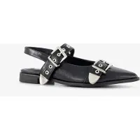 Nova dames slingbacks met gespen zwart maat 42