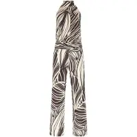 GUESS Jumpsuit 'CHARLINE' crème / donkerbruin