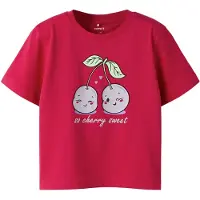 Name it Shirt 'NMFHENISA' pastelgroen / pastellila / grenadine / wit