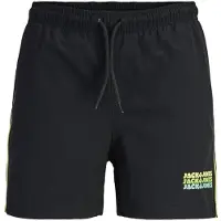 Jack & Jones Junior Zwemshorts 'JPSTMAUI' duifblauw / lichtgeel / appel / zwart