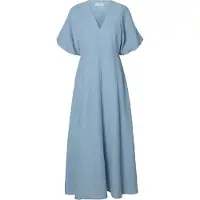 Selected Jurk 'SLFMaddie' smoky blue