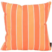 NOVÉE Sunset stripe orange outdoor kussenhoes | 45x45 cm | katoen/polyester