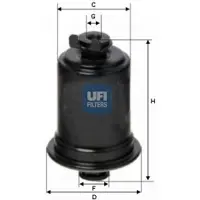 Ufi 31.605.00 Brandstoffilter