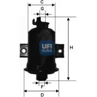 Ufi 31.685.00 Brandstoffilter