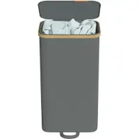 Songmics - Wasmand - Wasmand met Deksel - Uitneembare Waszak - 100 Liter Capaciteit